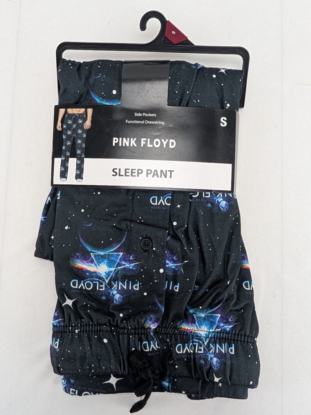 Pink Floyd Space Prism Sleep Pant Small Side Pockets Functional Drawstring 2025